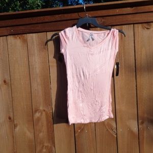 pink short sleeve top NWT Small